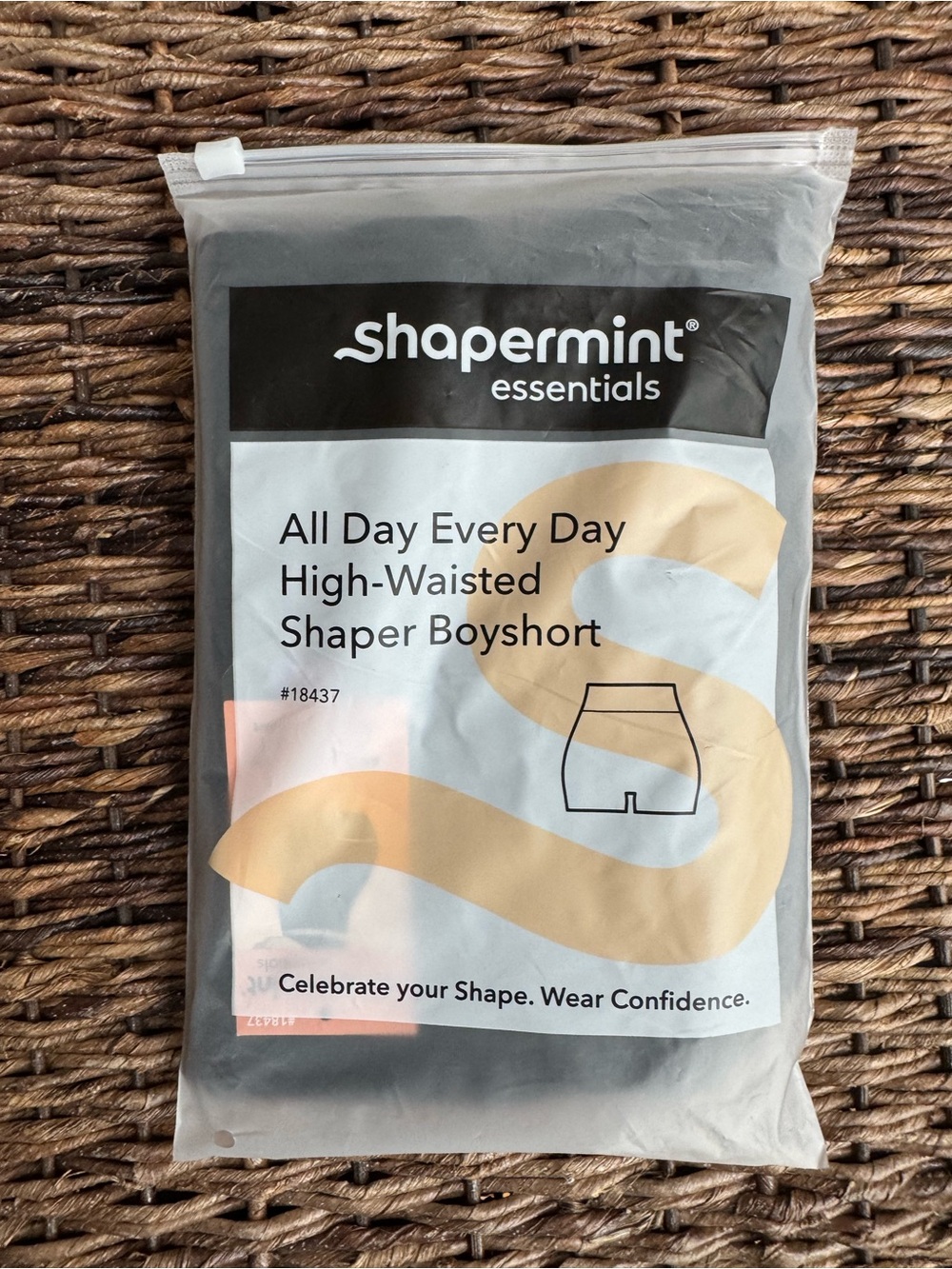 Shapermint Essentials High-Waisted Shaper Boyshort - Black